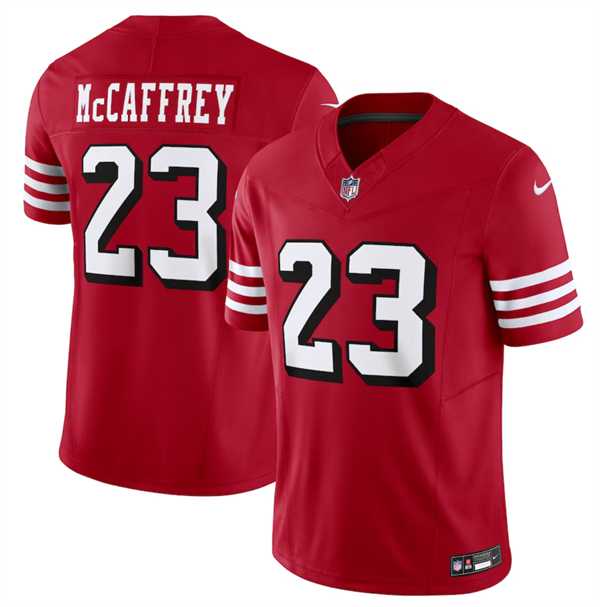 Men & Women & Youth San Francisco 49ers #23 Christian McCaffrey New Red 2023 F.U.S.E. Vapor Untouchable Limited Stitched Football Jersey->san francisco 49ers->NFL Jersey